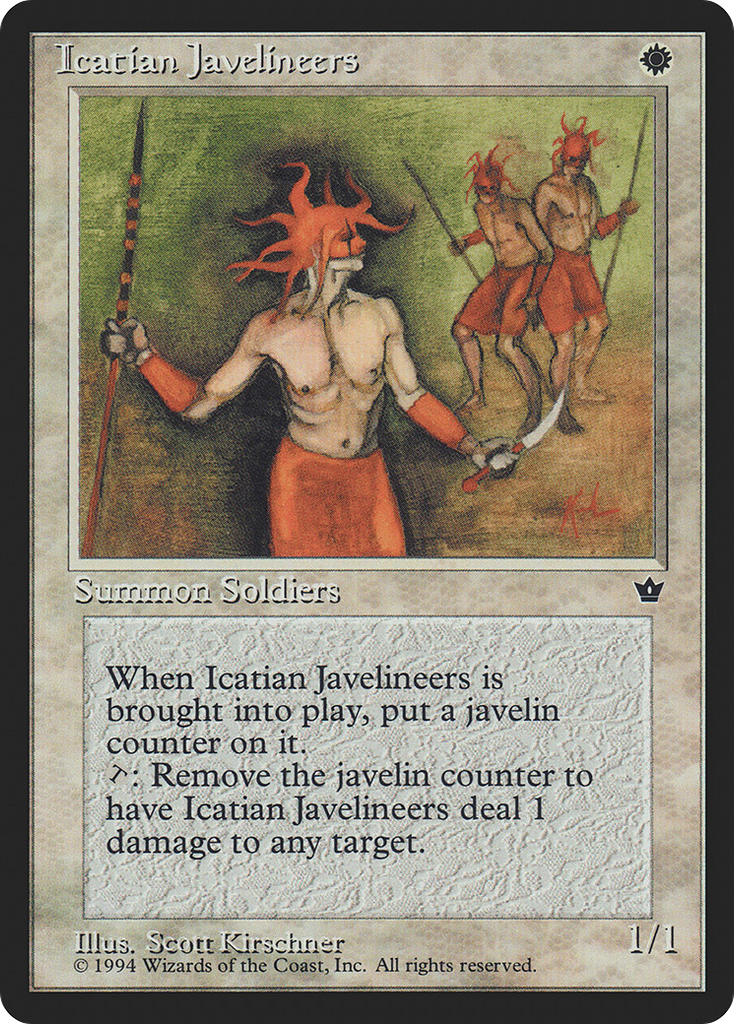 Magic: The Gathering - Icatian Javelineers - Fallen Empires