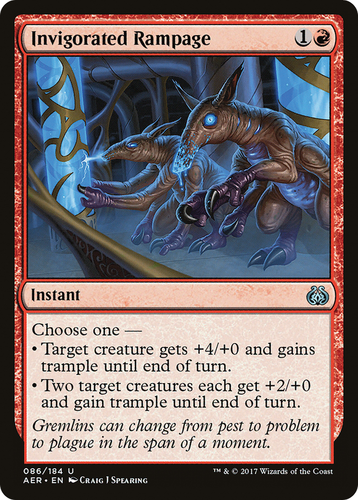 Magic: The Gathering - Invigorated Rampage - Aether Revolt