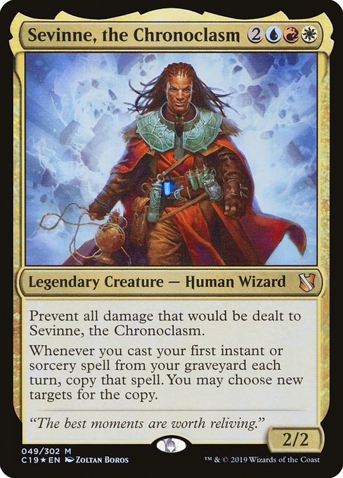 Magic the Gathering - Sevinne, the Chronoclasm Foil - Commander 2019