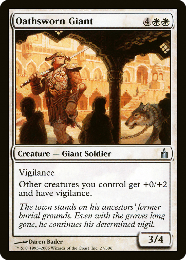Magic: The Gathering - Oathsworn Giant - Ravnica: City of Guilds