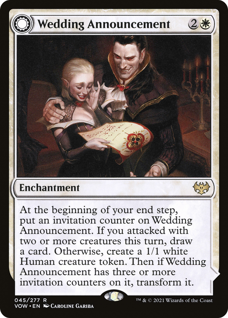 Magic: The Gathering - Wedding Announcement // Wedding Festivity - Innistrad: Crimson Vow