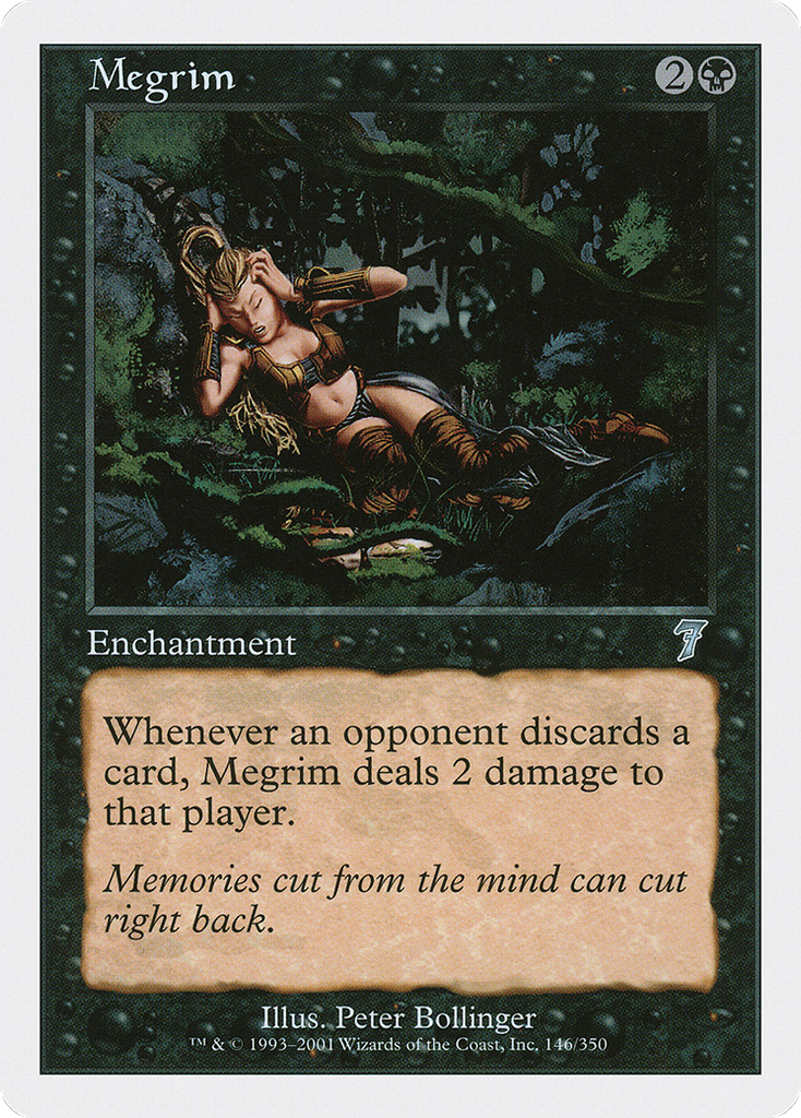 Magic: The Gathering - Megrim - Seventh Edition