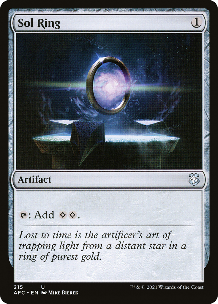 Magic: The Gathering - Sol Ring - Forgotten Realms Commander