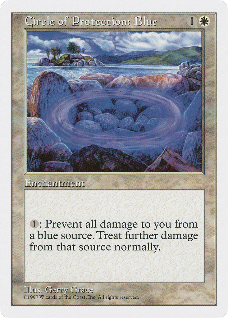 Magic: The Gathering - Circle of Protection: Blue - Fifth Edition