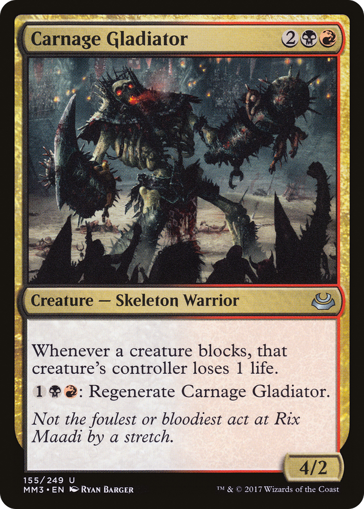 Magic: The Gathering - Carnage Gladiator - Modern Masters 2017