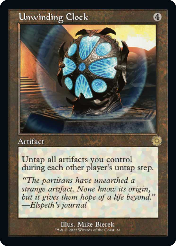Magic: The Gathering - Unwinding Clock - The Brothers' War Retro Artifacts