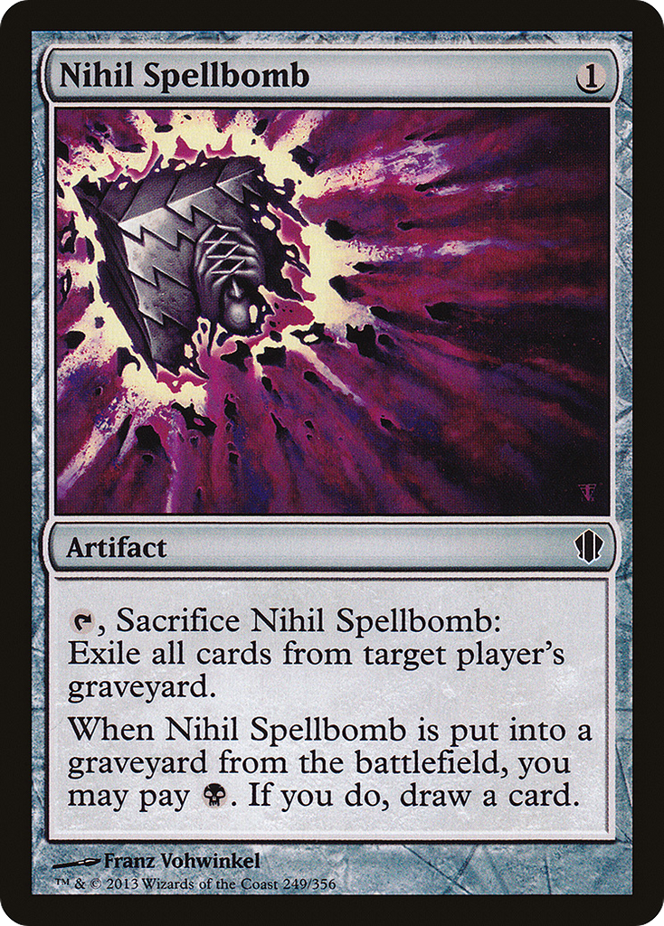 Magic: The Gathering - Nihil Spellbomb - Commander 2013