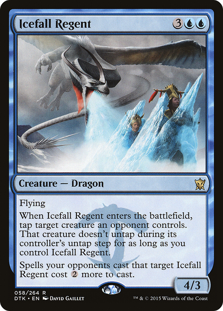 Magic: The Gathering - Icefall Regent - Dragons of Tarkir