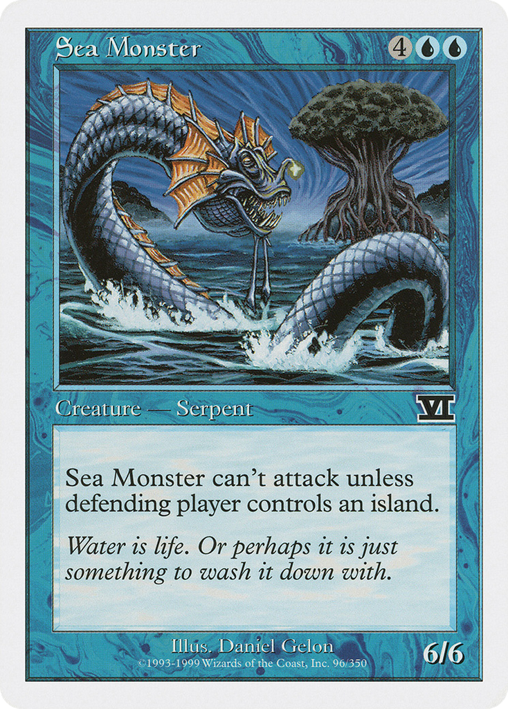 Magic: The Gathering - Sea Monster - Classic Sixth Edition