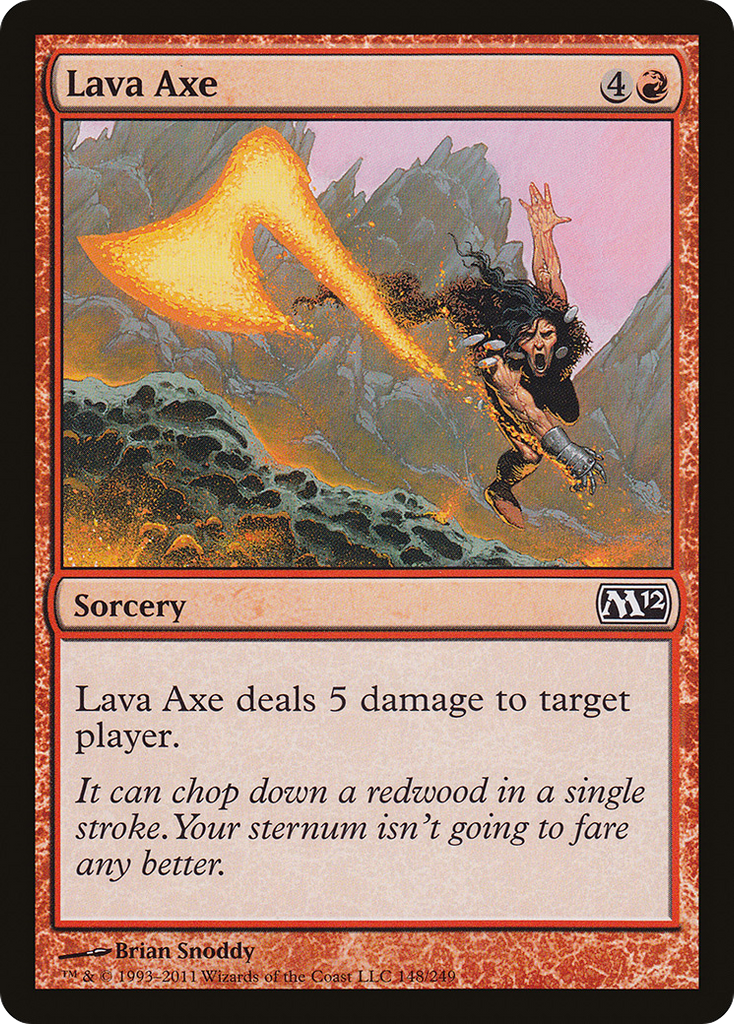 Magic: The Gathering - Lava Axe - Magic 2012