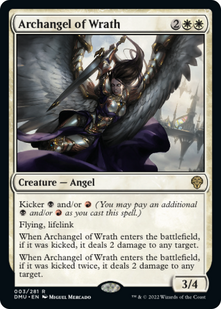 Magic: The Gathering - Archangel of Wrath Foil - Dominaria United