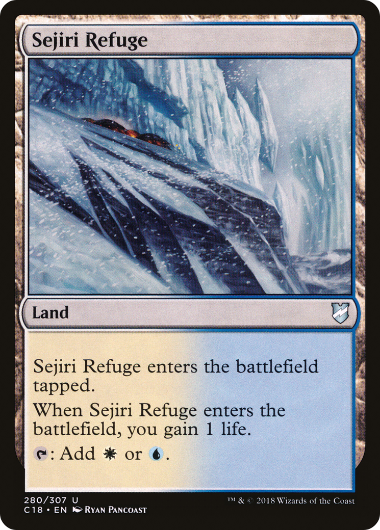 Magic: The Gathering - Sejiri Refuge - Commander 2018
