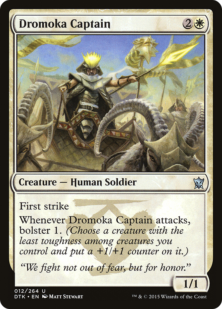 Magic: The Gathering - Dromoka Captain - Dragons of Tarkir