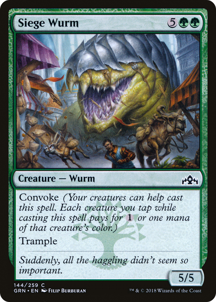 Magic: The Gathering - Siege Wurm - Guilds of Ravnica