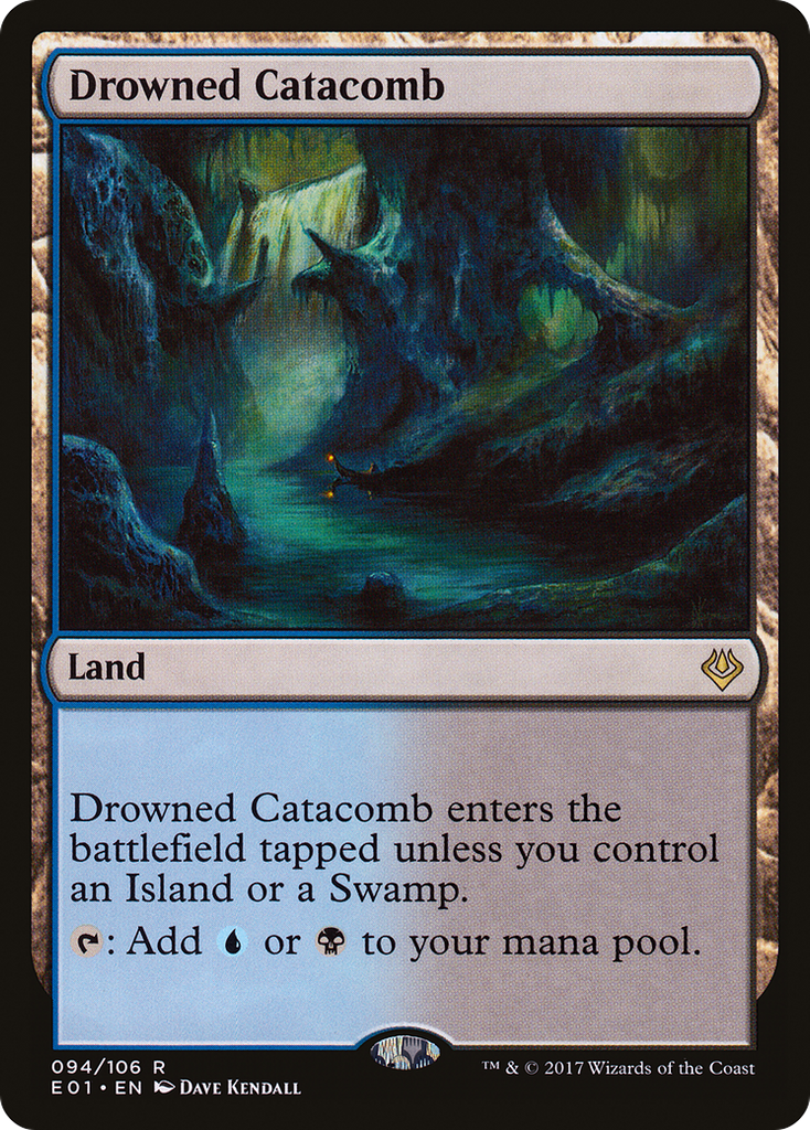 Magic: The Gathering - Drowned Catacomb - Archenemy: Nicol Bolas
