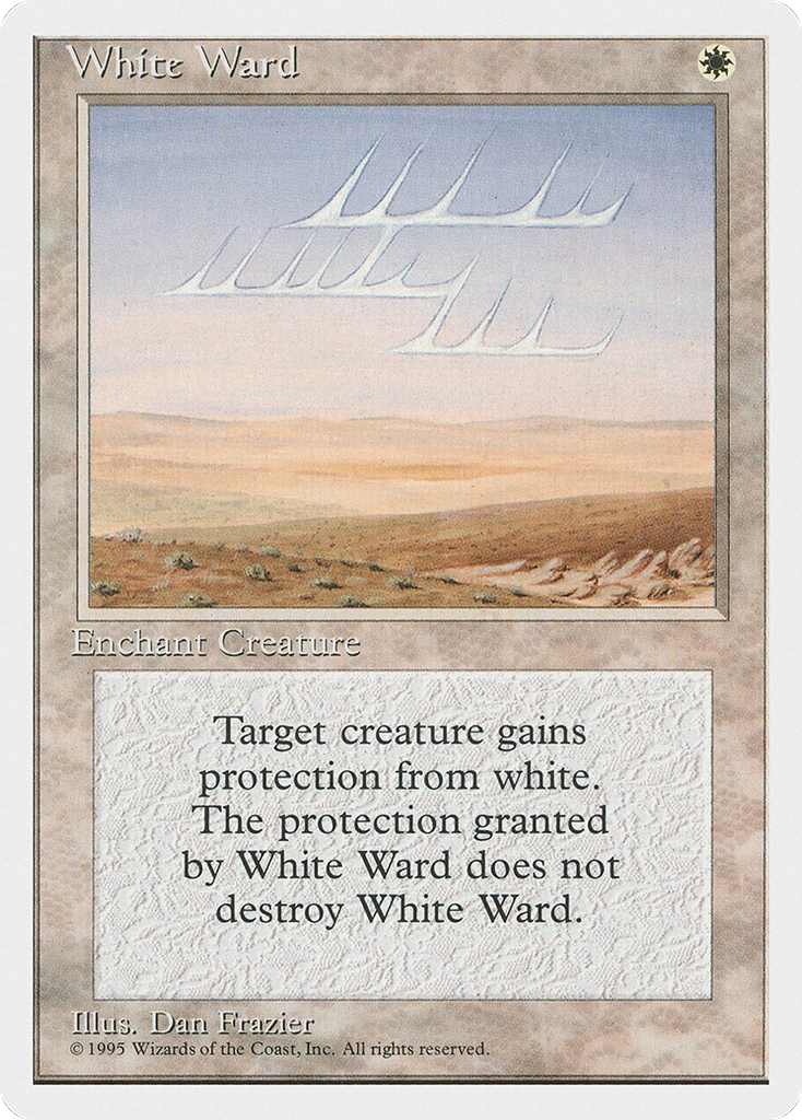 Magic: The Gathering - White Ward - Fourth Edition