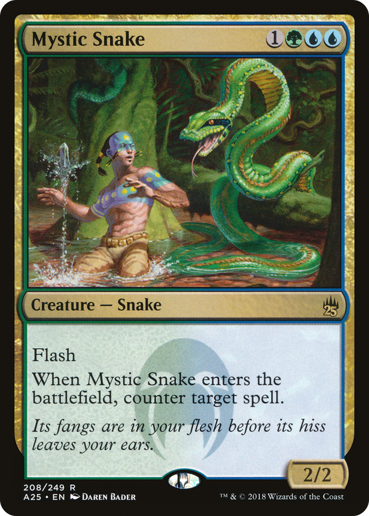 Magic: The Gathering - Mystic Snake - Masters 25