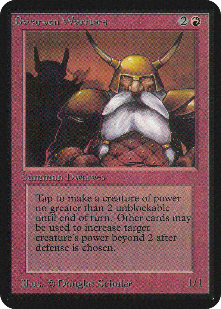 Magic: The Gathering - Dwarven Warriors - Limited Edition Alpha