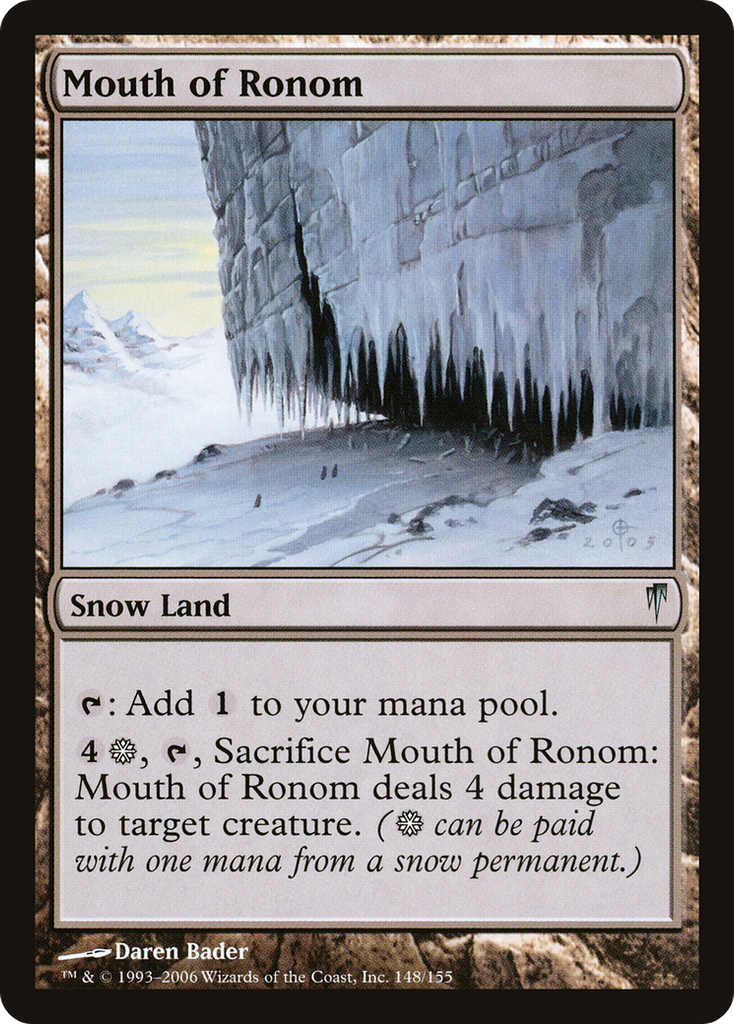 Magic: The Gathering - Mouth of Ronom - Coldsnap