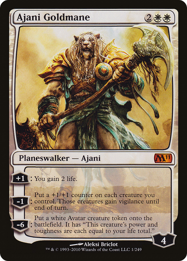 Magic: The Gathering - Ajani Goldmane - Magic 2011