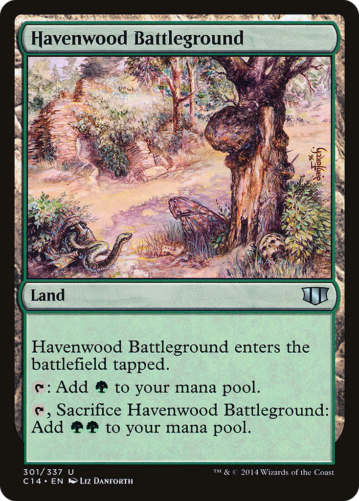 Magic: The Gathering - Havenwood Battleground - Commander 2014