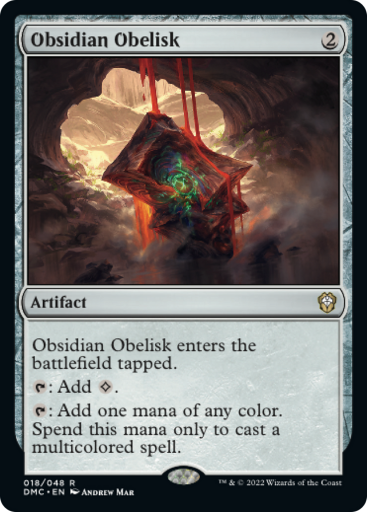Magic: The Gathering - Obsidian Obelisk - Dominaria United Commander