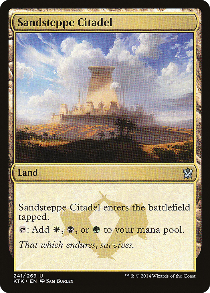 Magic: The Gathering - Sandsteppe Citadel - Khans of Tarkir