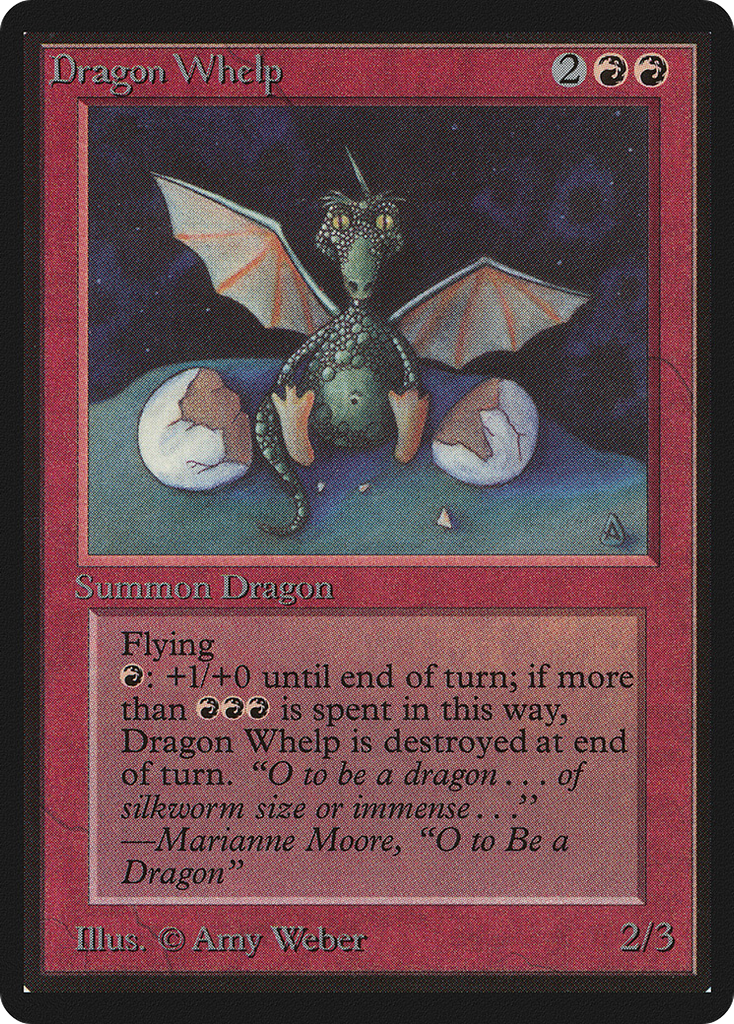 Magic: The Gathering - Dragon Whelp - Limited Edition Beta