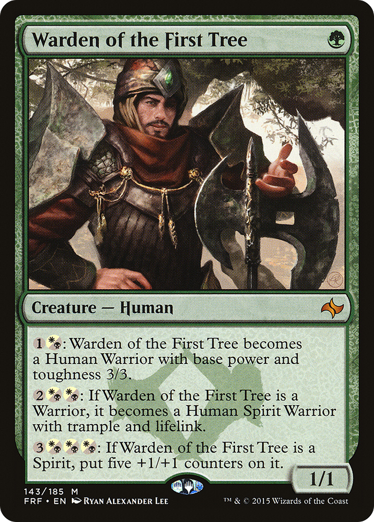Magic: The Gathering - Warden of the First Tree - Fate Reforged