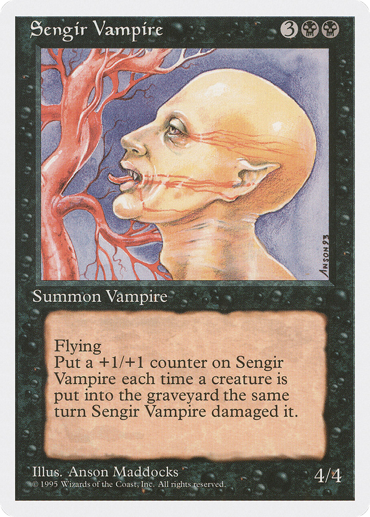 Magic: The Gathering - Sengir Vampire - Fourth Edition