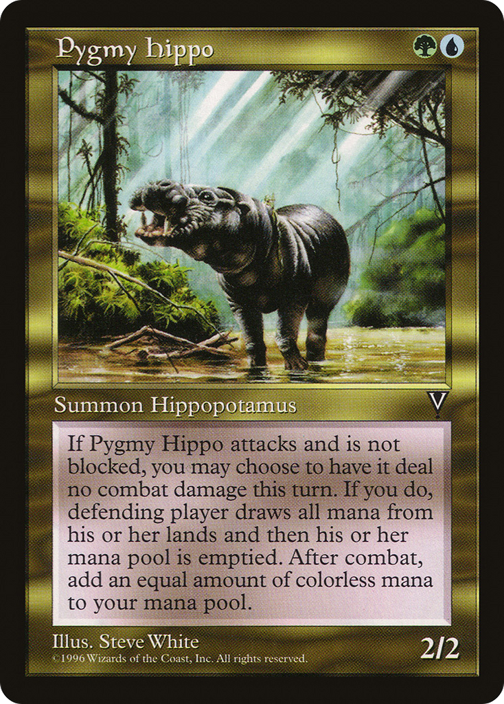 Magic: The Gathering - Pygmy Hippo - Visions