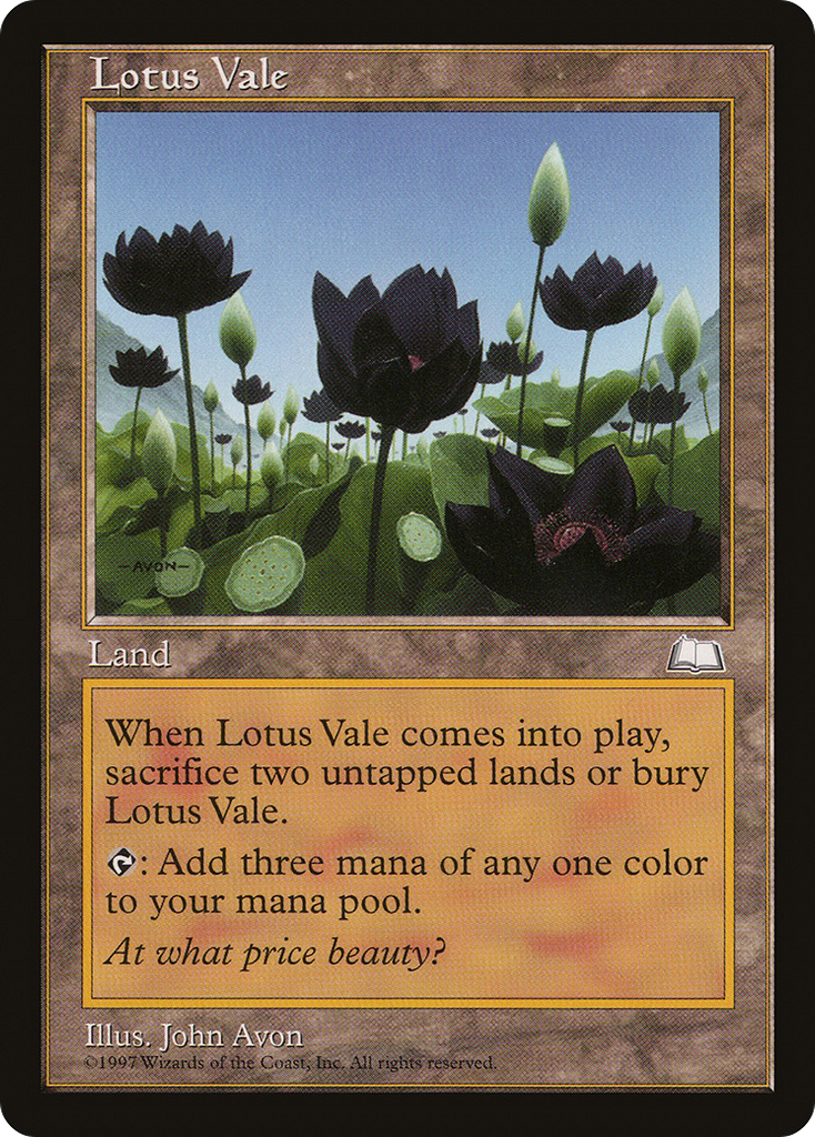 Magic: The Gathering - Lotus Vale - Weatherlight