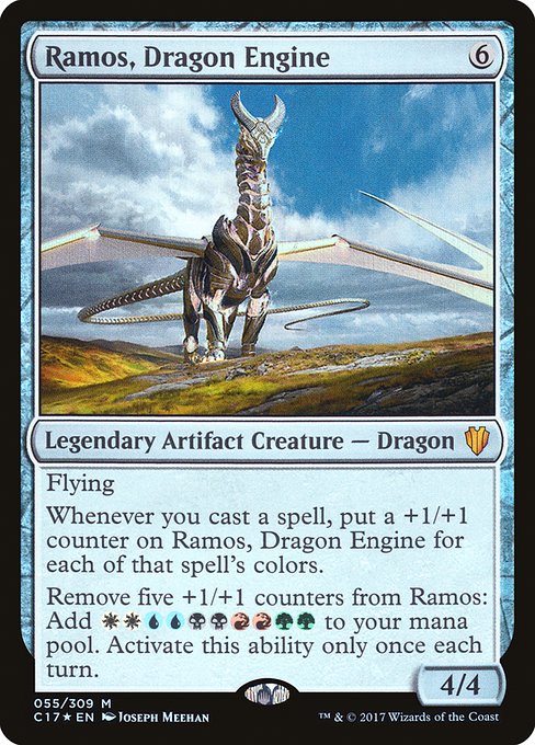 Magic the Gathering - Ramos, Dragon Engine Foil - Commander 2017