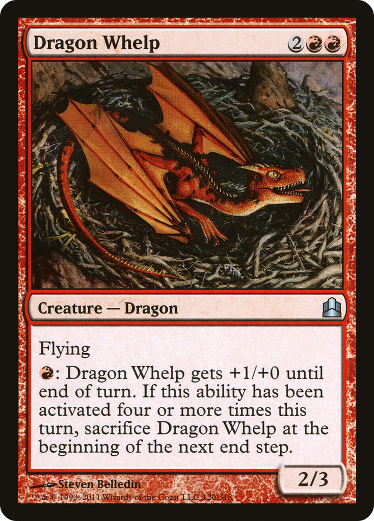 Magic: The Gathering - Dragon Whelp - Commander 2011