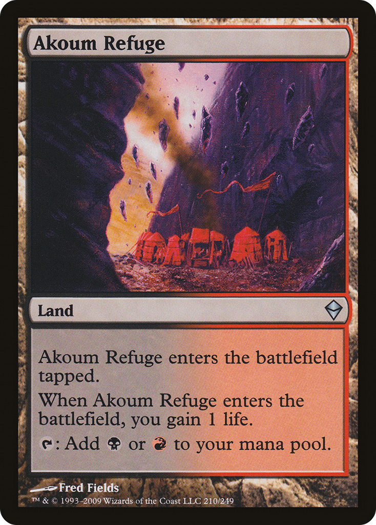 Magic: The Gathering - Akoum Refuge - Zendikar