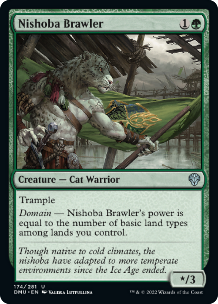 Magic: The Gathering - Nishoba Brawler Foil - Dominaria United