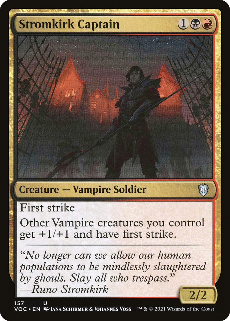 Magic: The Gathering - Stromkirk Captain - Crimson Vow Commander