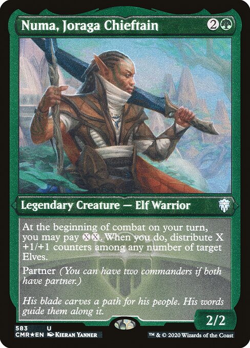 Magic the Gathering - Numa, Joraga Chieftain Foil - Commander Legends