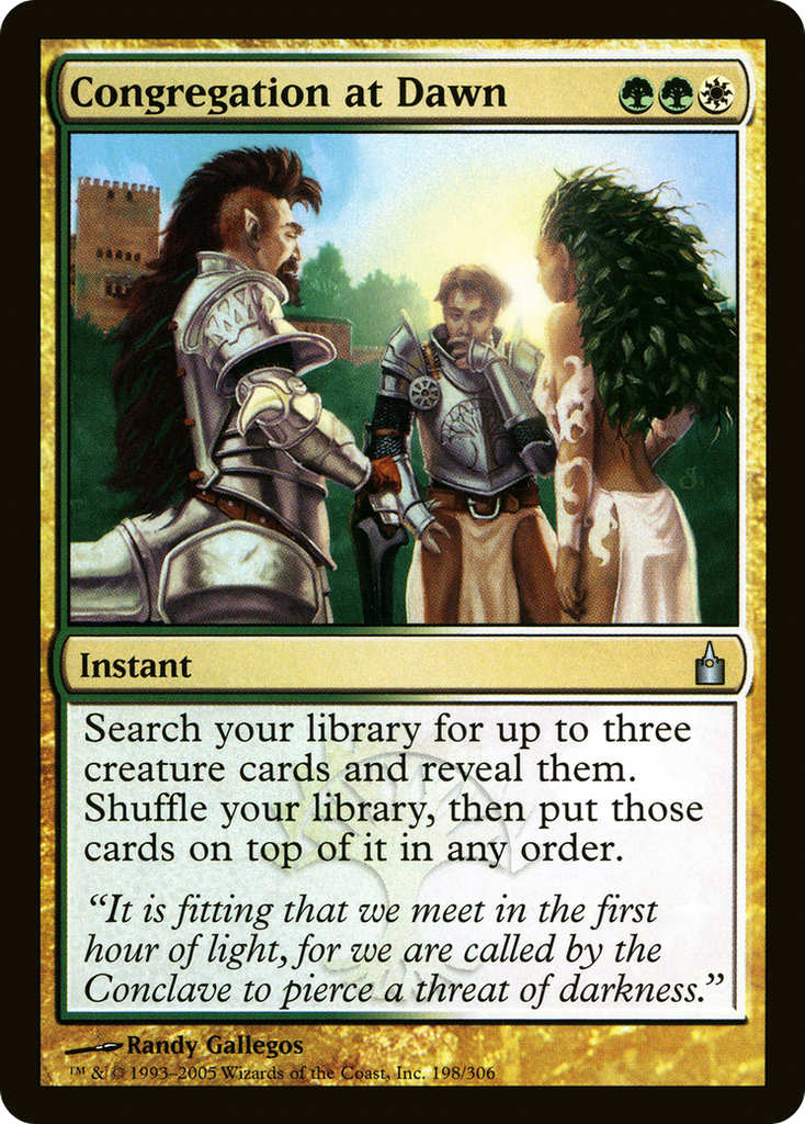 Magic: The Gathering - Congregation at Dawn - Ravnica: City of Guilds