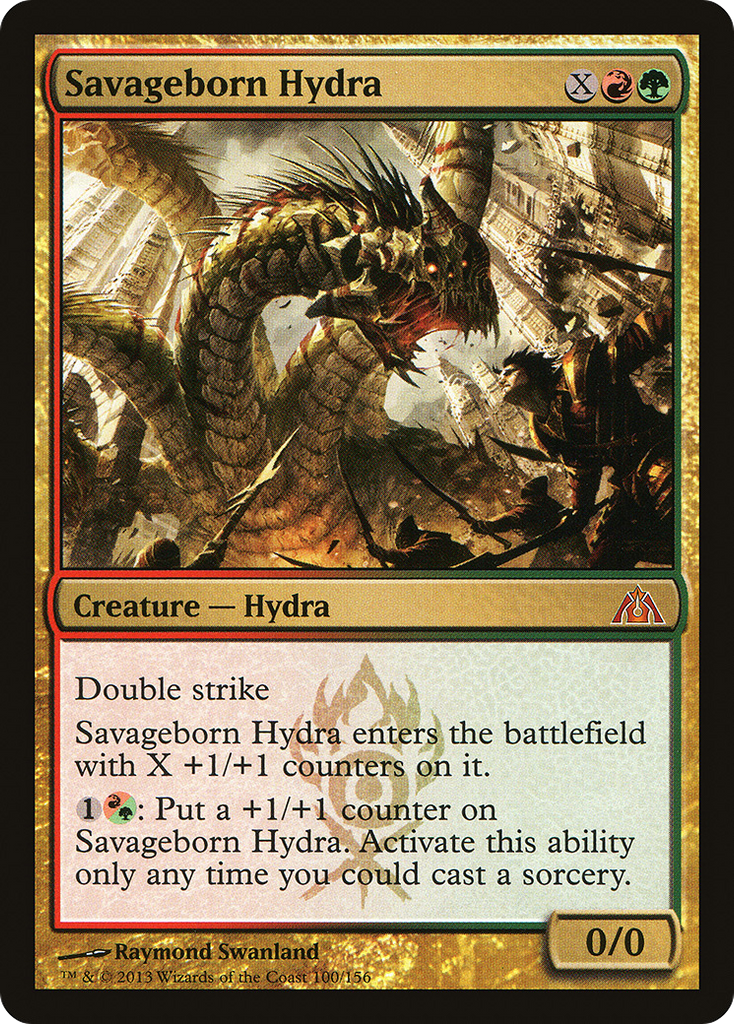 Magic: The Gathering - Savageborn Hydra - Dragon's Maze