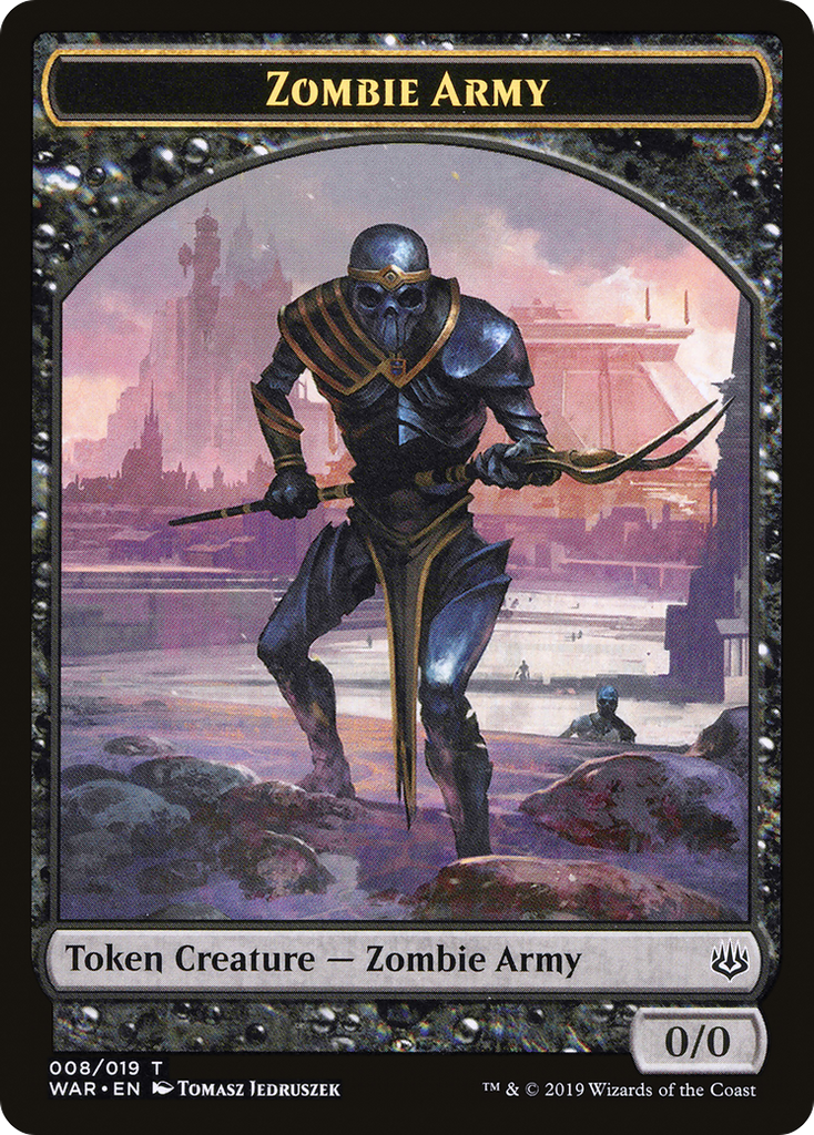 Magic: The Gathering - Zombie Army Token - War of the Spark Tokens