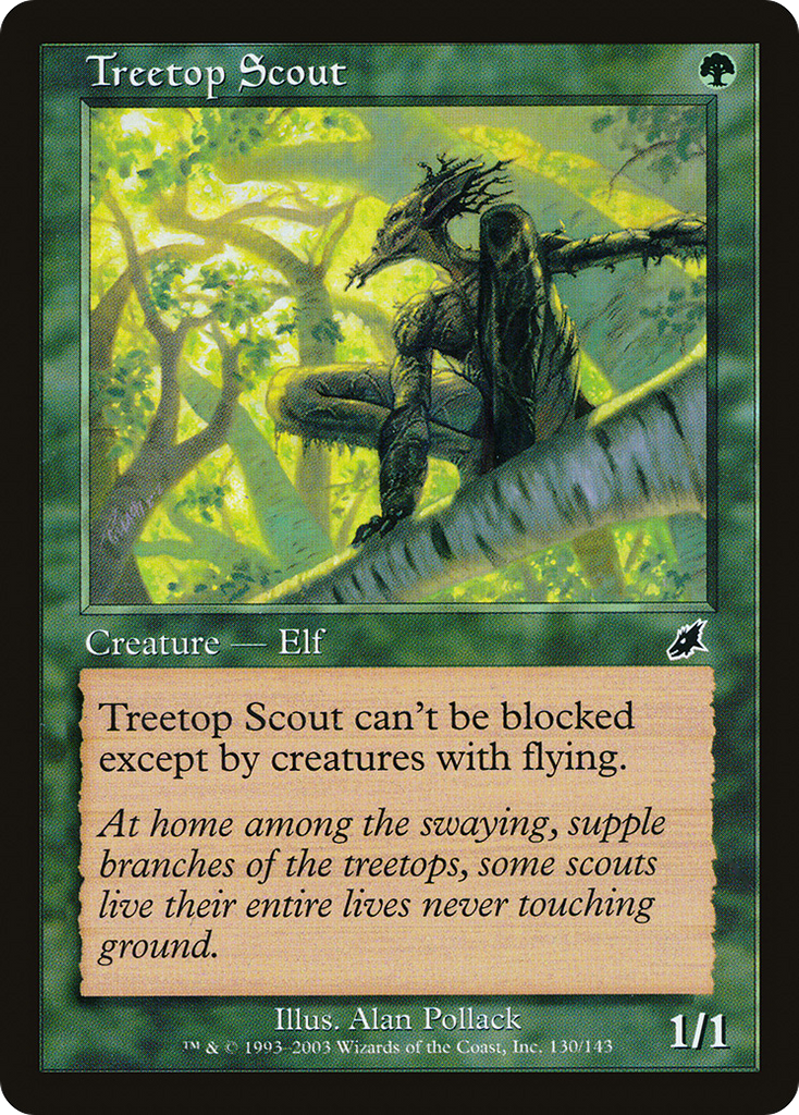 Magic: The Gathering - Treetop Scout - Scourge