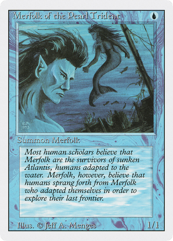 Magic: The Gathering - Merfolk of the Pearl Trident - Revised Edition