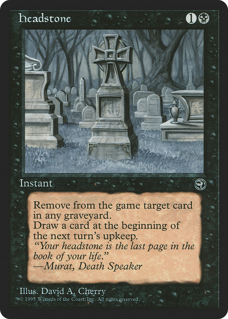 Magic: The Gathering - Headstone - Homelands