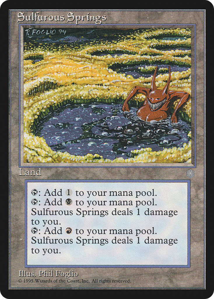 Magic: The Gathering - Sulfurous Springs - Ice Age