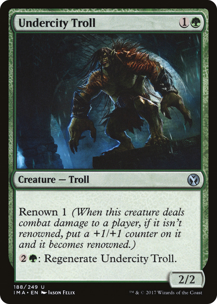 Magic: The Gathering - Undercity Troll - Iconic Masters