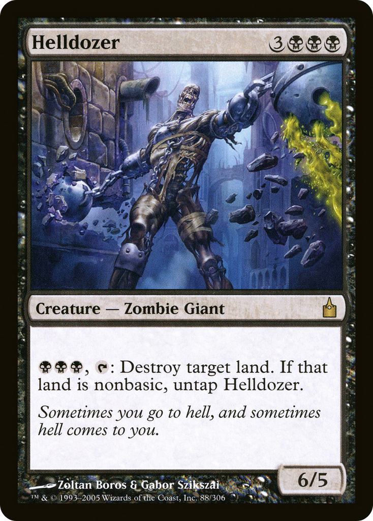 Magic: The Gathering - Helldozer - Ravnica: City of Guilds