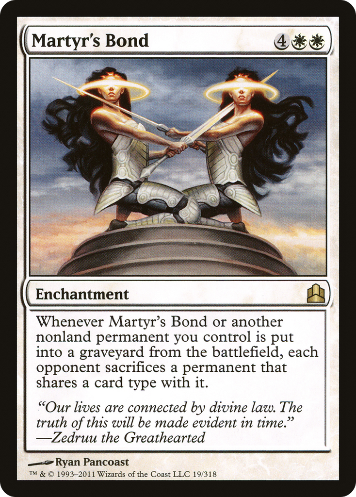 Magic: The Gathering - Martyr's Bond - Commander 2011