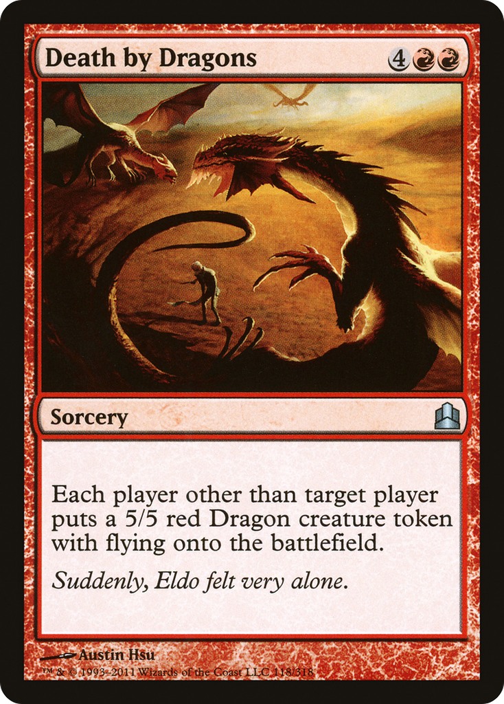 Magic: The Gathering - Death by Dragons - Commander 2011
