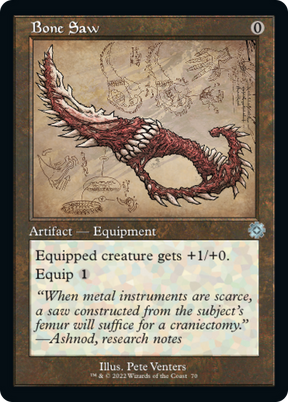 Magic: The Gathering - Bone Saw - The Brothers' War Retro Artifacts